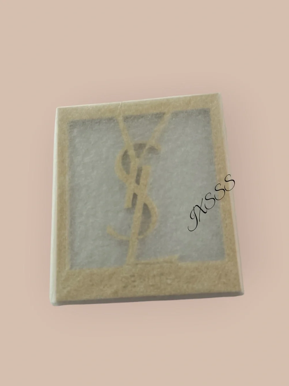 Gold YSL (Yves Saint Laurent) Beauty (Fold-Over) Cosmetic-Makeup Compact Mirror